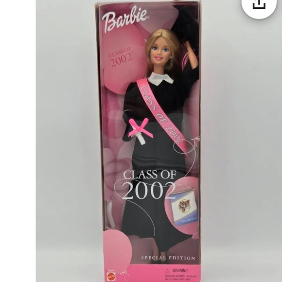 Mattel Other - Barbie Class of 2002 Doll Box - Pink